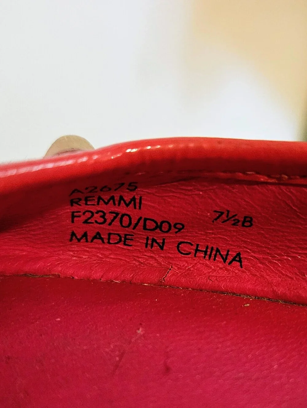 Coach Poppy Remmi Ballet Flats Pink Patent Rhinestone Buckle Size 7.5B Y2K